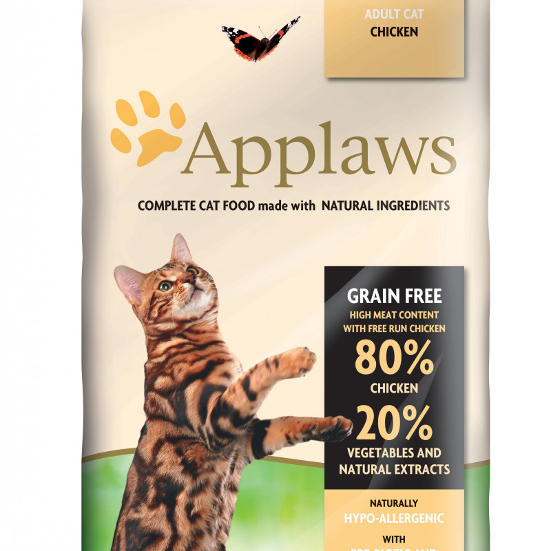 Produktbild för Applaws katt Adult Chicken 2 kg