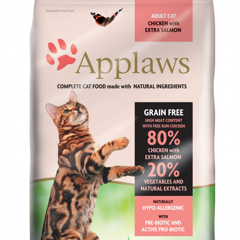 Produktbild för Applaws Katt Adult Chicken&Salmon 7,5 kg