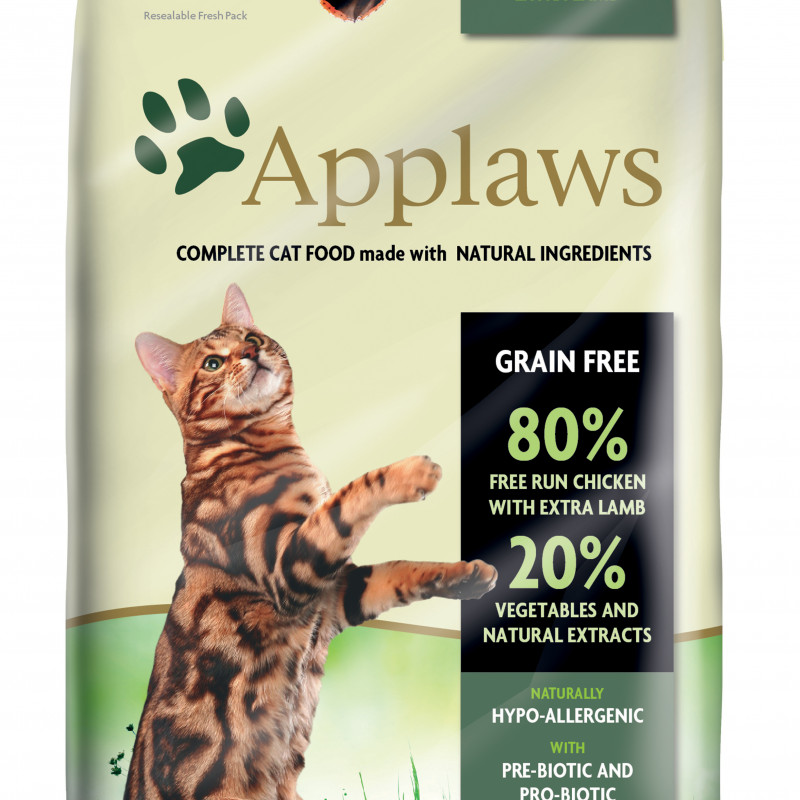 Produktbild för Applaws katt Adult Chicken&Lamb 400 g