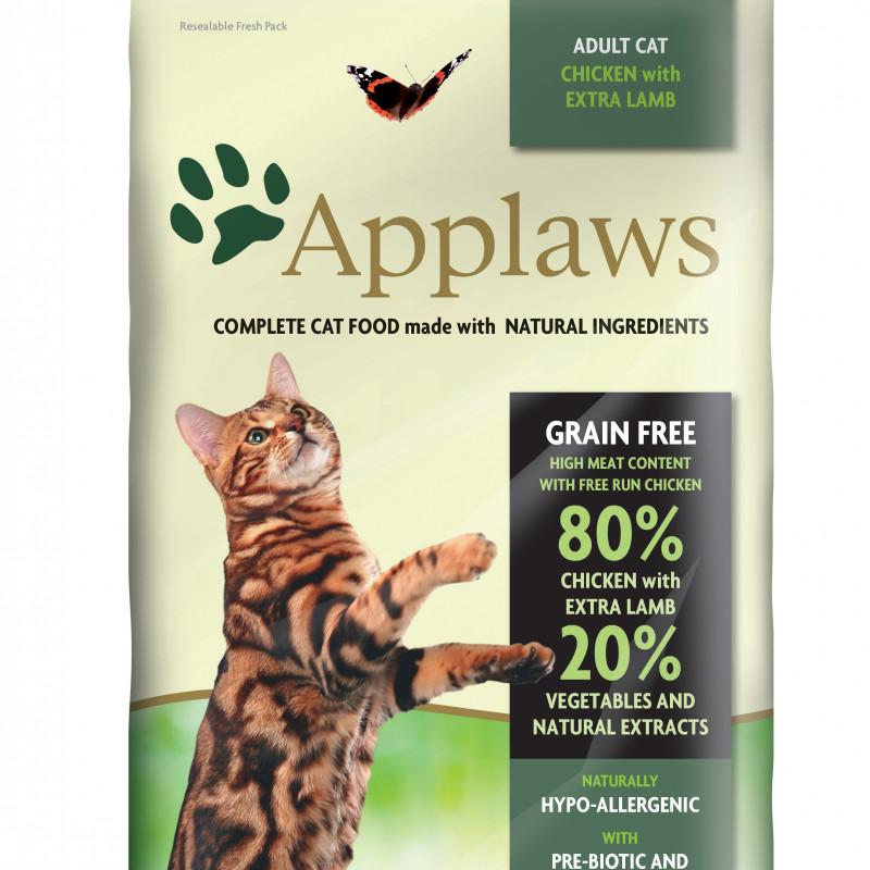 Produktbild för Applaws katt Adult Chicken&Lamb 2 kg