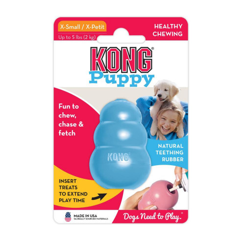 KONG Hundleksak Kong Puppy X-small gummi 5,5x3,5cm