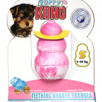 Produktbild för Hundleksak Kong Puppy gummi  Small 7x4,5cm
