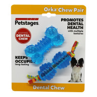 Miniatyr av produktbild för Petstages Mini Orka Chew Pair 7+12 cm