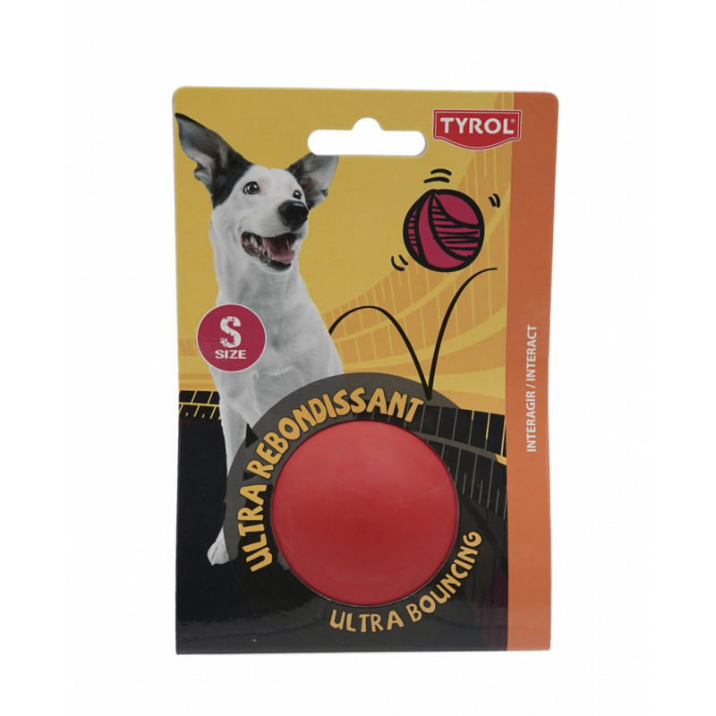 Produktbild för Hundleksak Boll Ultrastuds Röd Small Tyrol 6,25 cm