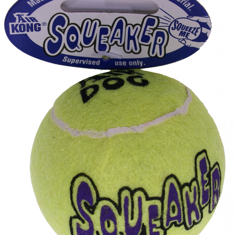 Produktbild för Hundleksak Kong Air Squeaker Tennisboll 6,5cm