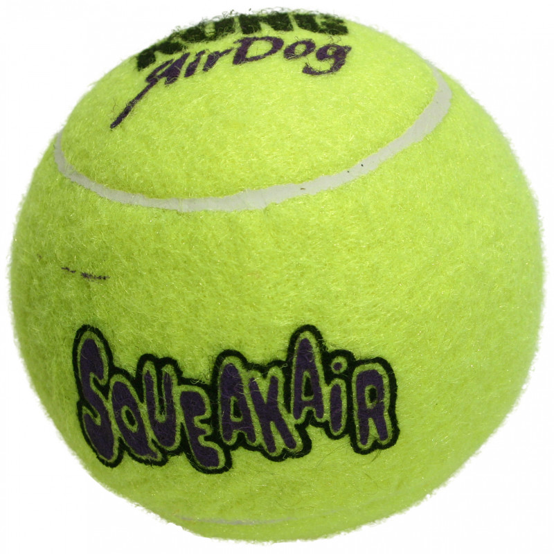 Produktbild för Hundleksak Kong Air Squeaker LargeTennisboll Large, 8 cm
