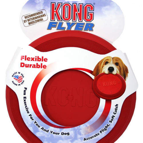 KONG Hundleksak Frisbee Large Gummi KONG d=23 cm