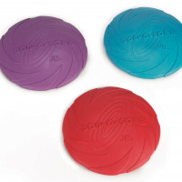 Miniatyr av produktbild för Hundleksak Frisbee i Gummi mixade färger Beeztees 18 cm