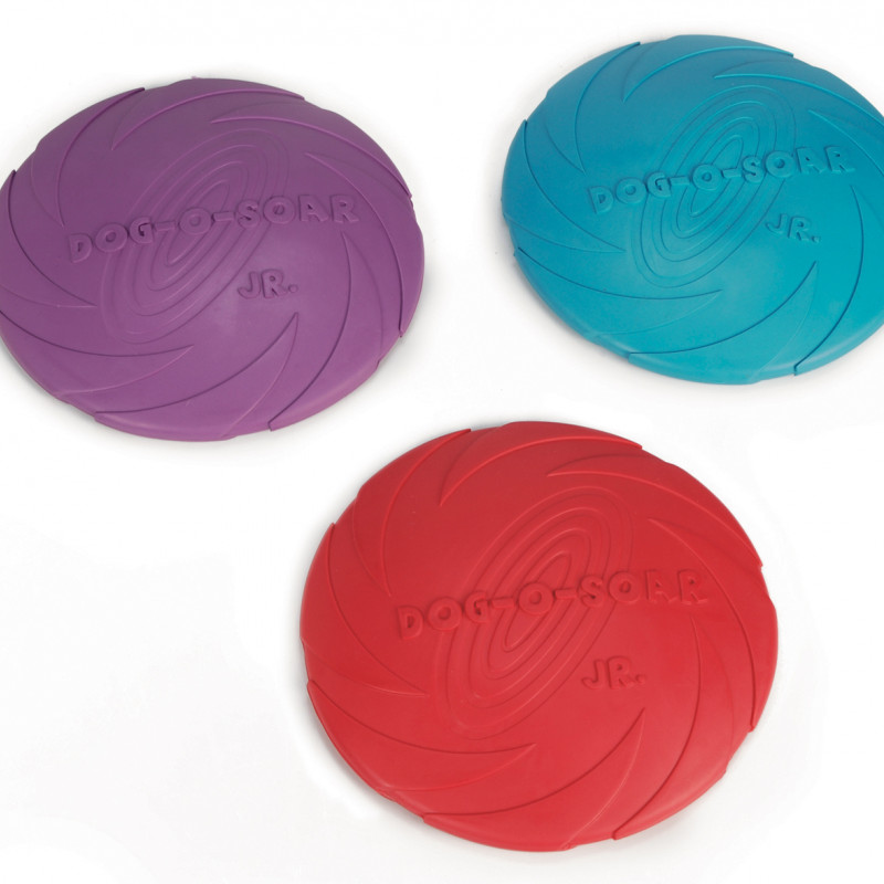 Produktbild för Hundleksak Frisbee i Gummi mixade färger Beeztees 18 cm