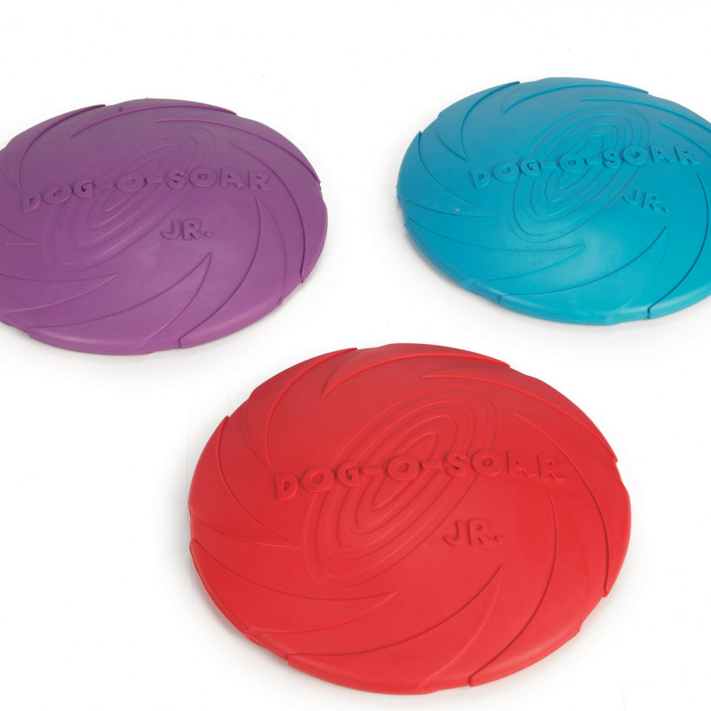 Produktbild för Hundleksak Frisbee i Gummi mixade färger Beeztees 22 cm