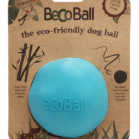 Miniatyr av produktbild för Hundleksak Ihålig Boll Beco L Blå 7,5cm
