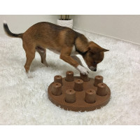 Produktbild för DogSmart Composite Orange Nina Ottosson 28x28x4 cm