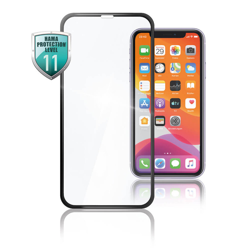 Produktbild för Härdat Glas Full Cover iPhone 11 Pro Max / XS Max