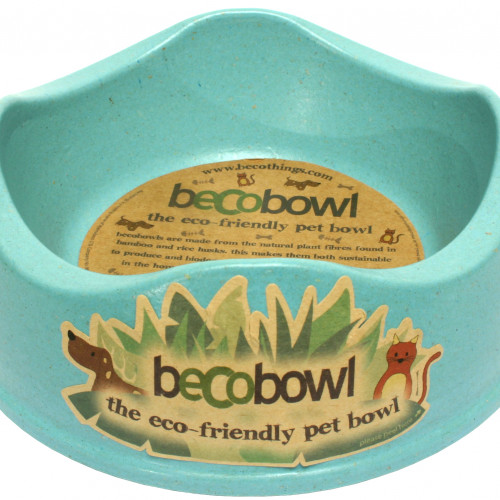 Beco Beco matskål Blå från växtfibrer 14 cm