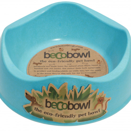 Beco Beco matskål Blå från växtfibrer 17 cm