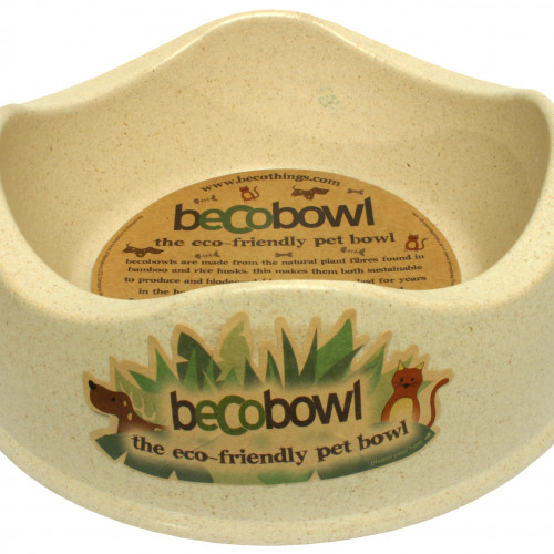 Beco Beco matskål Beige från växtfibrer 21 cm