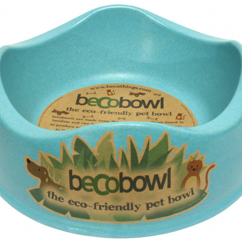Beco Beco matskål Blå från växtfibrer 21 cm