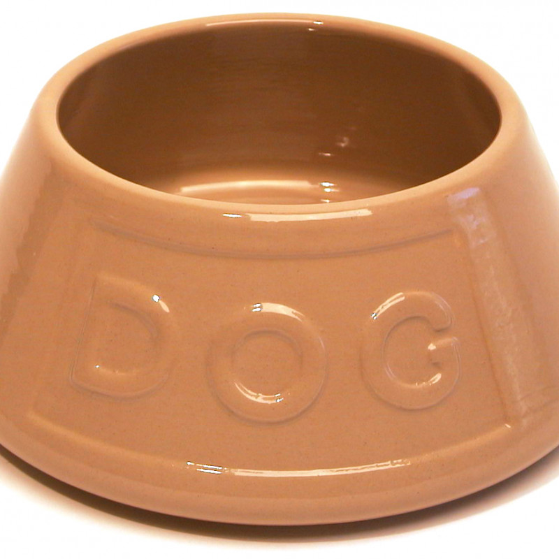 Produktbild för Keramikskål Dog Spaniel 1,6 l MC 21x8,5 cm
