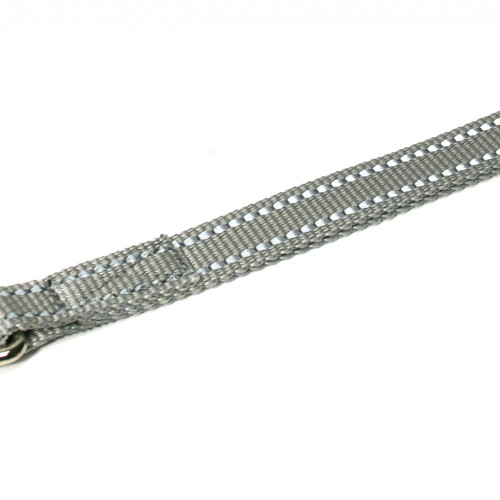 ALAC Koppelförlängning Nylon Reflex grå Alac 15mm/20cm