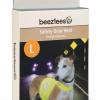 Miniatyr av produktbild för Reflexväst gul för hund Beeztees Large