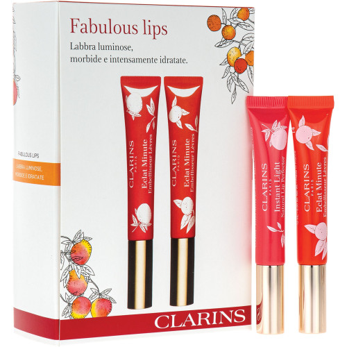 Clarins Fabulous Lips Eclat Minute 2 Piece Set