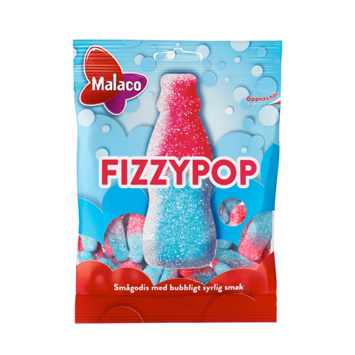 Malaco Fizzypop 80 g