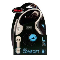 Produktbild för Flexi New Comfort L Lång Band Svart 8m/max 50kg