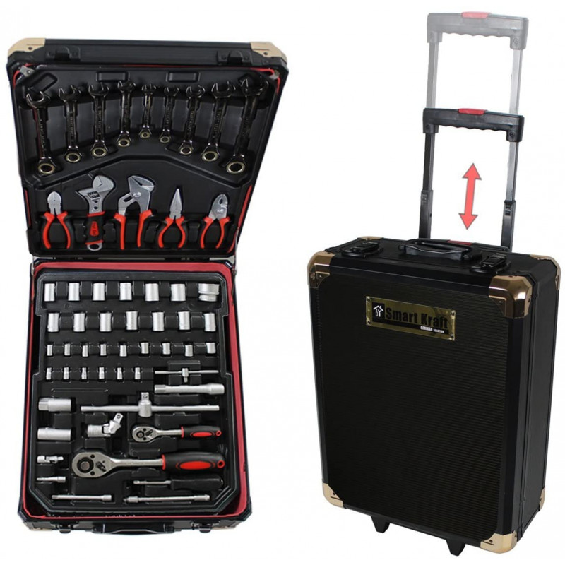 Produktbild för Väska med 295 st verktyg