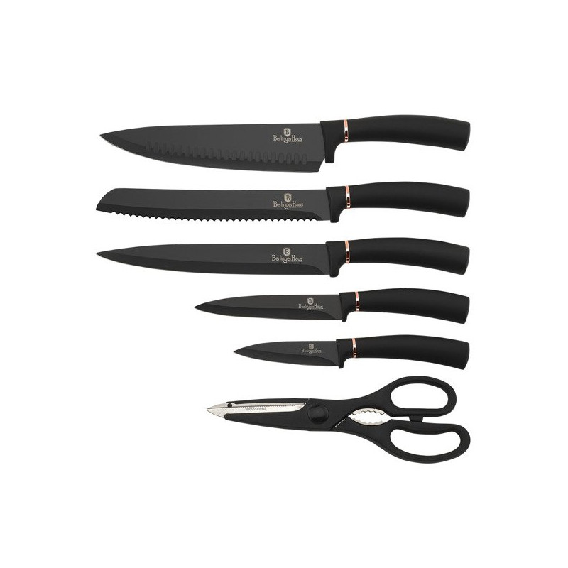 Produktbild för Knivset med block 6 delar