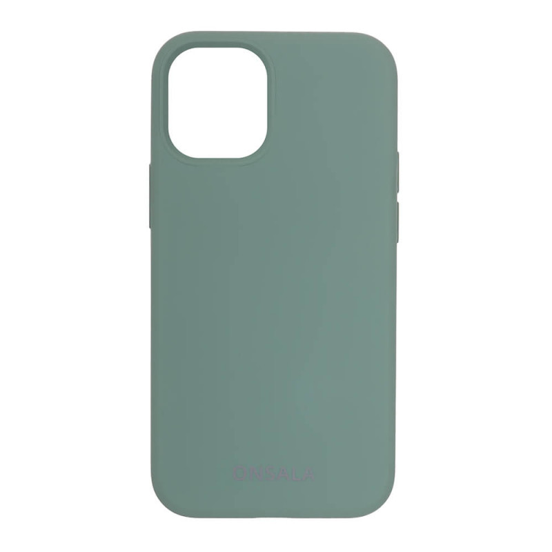 Produktbild för Mobilskal Silikon Pine Green iPhone 12  Mini