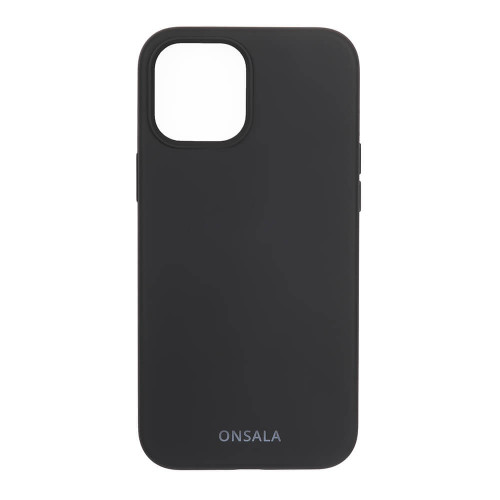 ONSALA Mobilskal Silikon Black iPhone 12 Pro Max