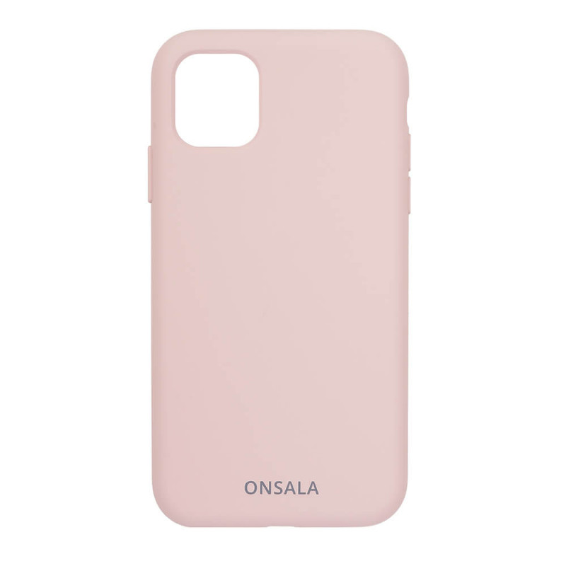 Produktbild för Mobilskal Silikon Sand Pink iPhone 11 / XR