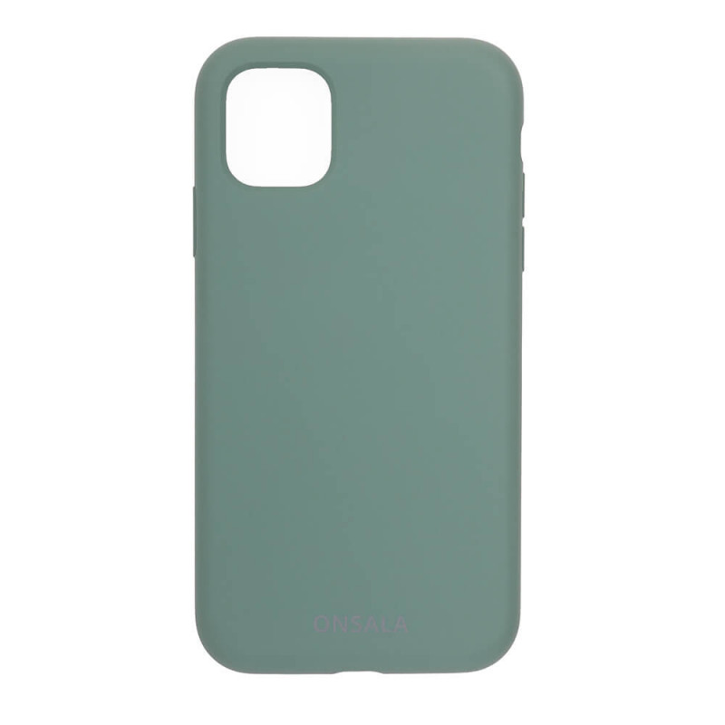 Produktbild för Mobilskal Silikon Pine Green iPhone 11 / XR