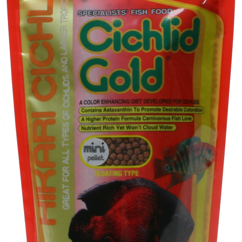 Produktbild för Hikari Ciklid Gold Färg Mini 250 g