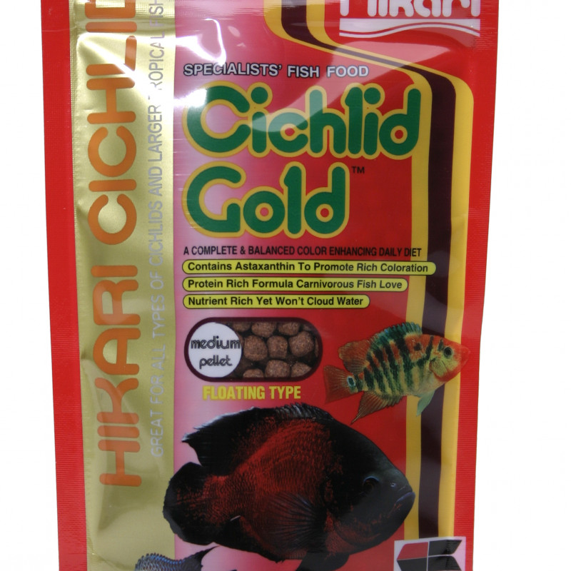 Produktbild för Hikari Ciklid Gold Färg Medium 57 g