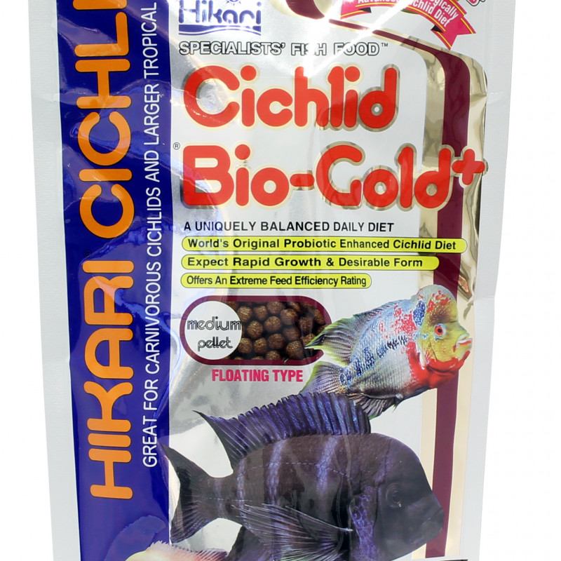 Produktbild för Hikari Ciklid Bio-Gold Plus Medium 250 g