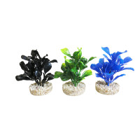 Miniatyr av produktbild för Plastväxt Mini Dark Plant Sydeco 14 cm