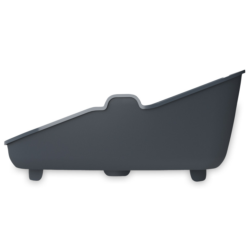 Produktbild för Toalåda PeeWee EcoMinor antracit grå 56x39x27,5 cm