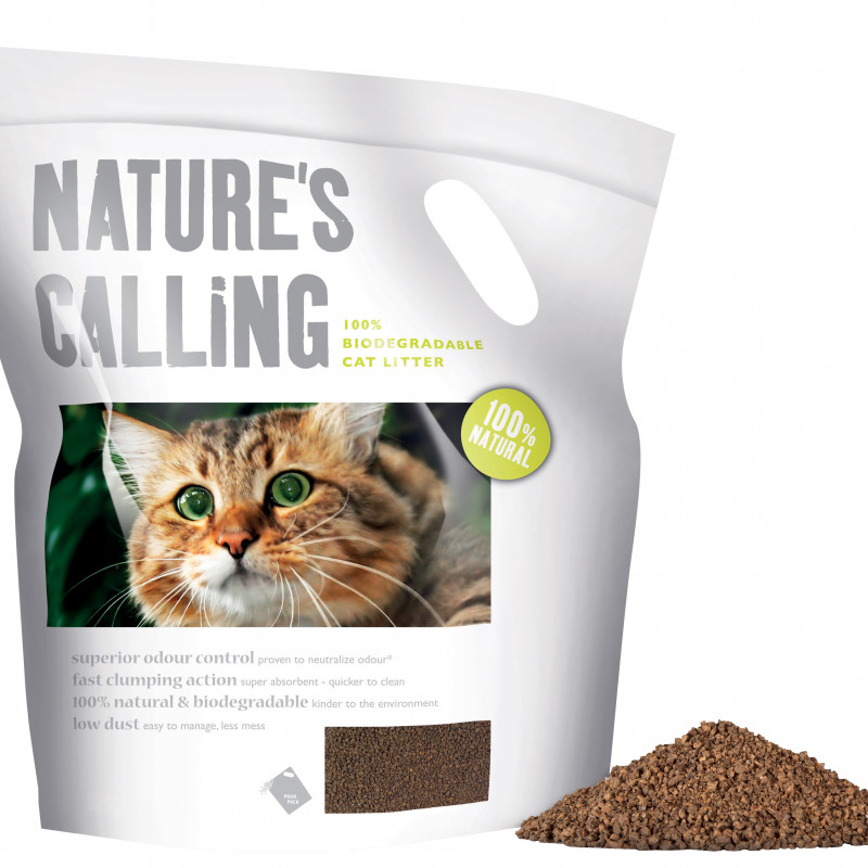 Produktbild för Natures Calling Miljöströ 6 kg