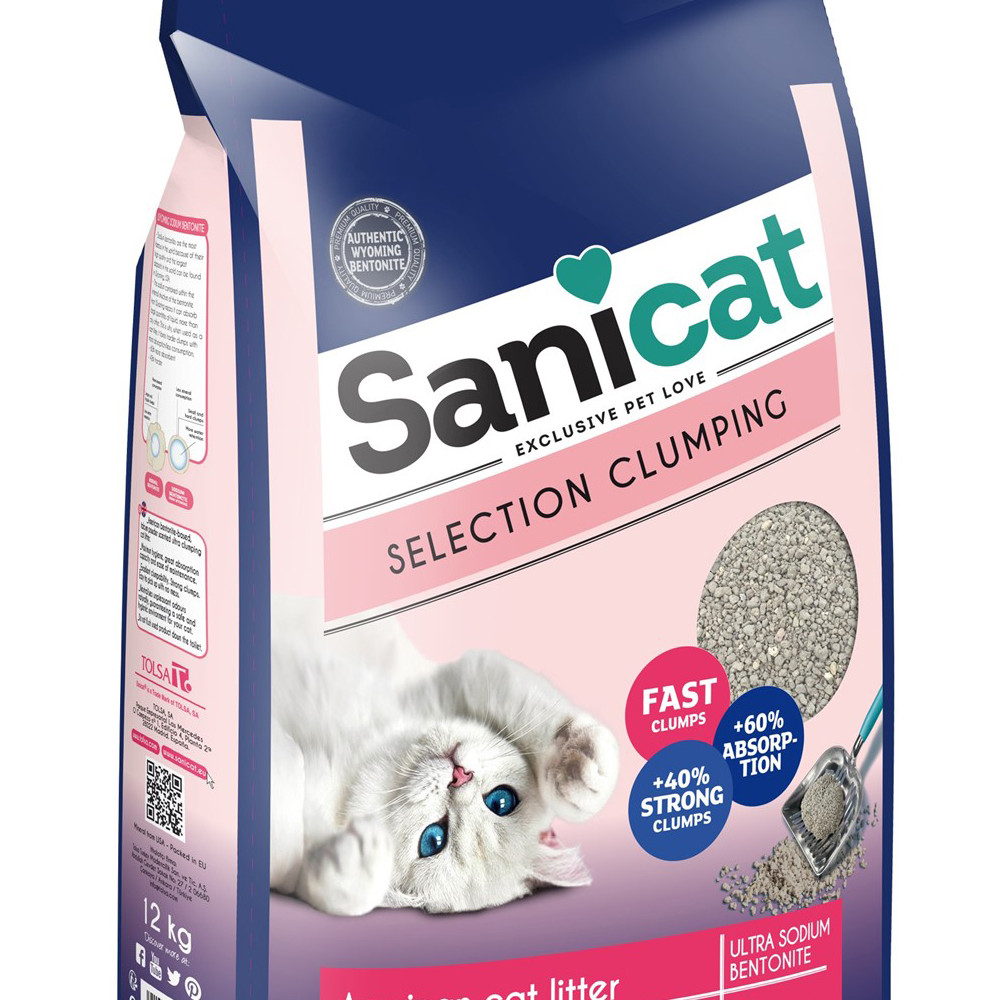 sanicat selection clumping