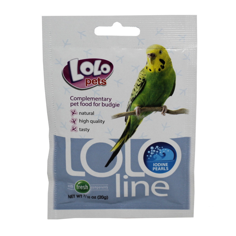 Produktbild för Jodpärlor, fågel  Lolopets 20 g