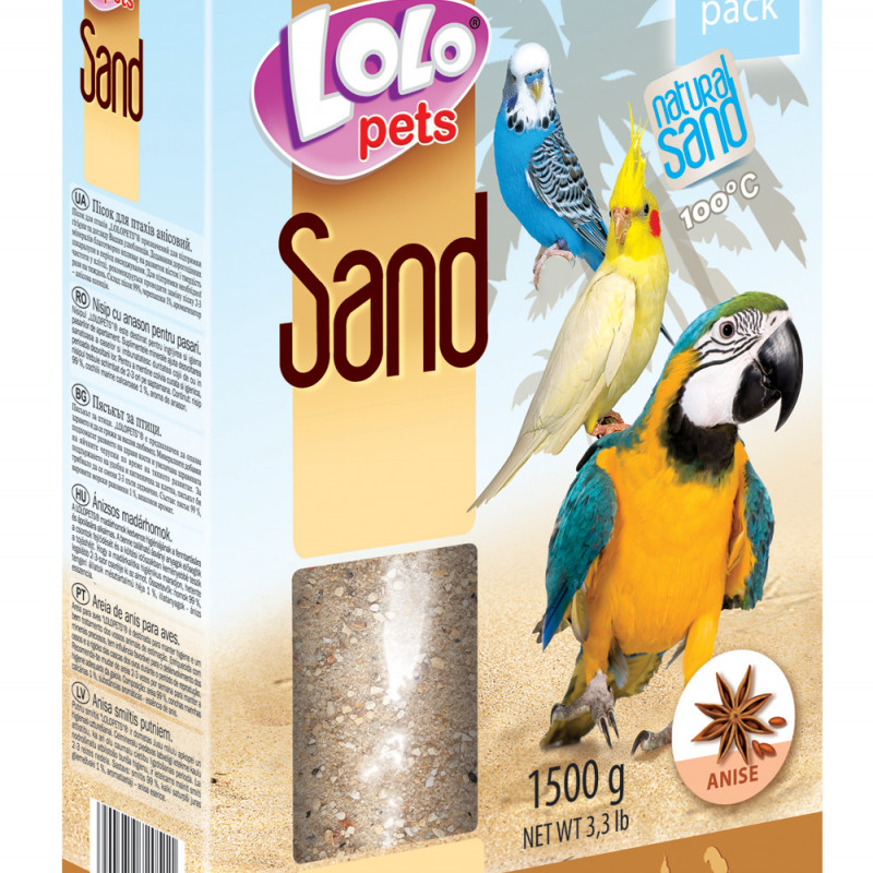 Produktbild för Fågelsand Lolopets Anis 1,5 kg