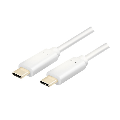 LogiLink USB-C - USB-C-kabel USB 3.2 Gen2x1 60W 1m Vit