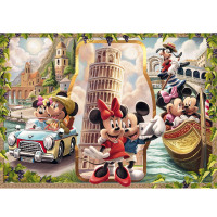 Produktbild för Pussel Vacation Mickey & Minni 1000p