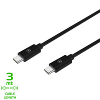 Miniatyr av produktbild för USB-PD USB-C - USB-C Cable 60W 3m