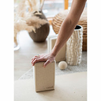Miniatyr av produktbild för Yoga block Bamboo Natural