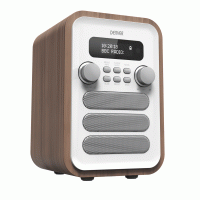 Produktbild för FM/DAB+ Radio Bluetooth Trä/Vit