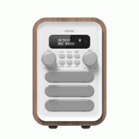 Produktbild för FM/DAB+ Radio Bluetooth Trä/Vit