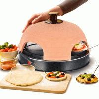 Miniatyr av produktbild för Pizza Maker Terracotta inkl. 4st pizza spadar