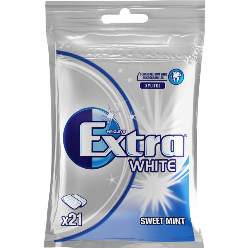 Produktbild för White Sweet mint 21 st
